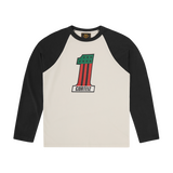 NUMBER 1 RAGLAN LS [BLACK]