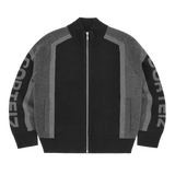 PRECISION KNIT ZIP UP [BLACK]