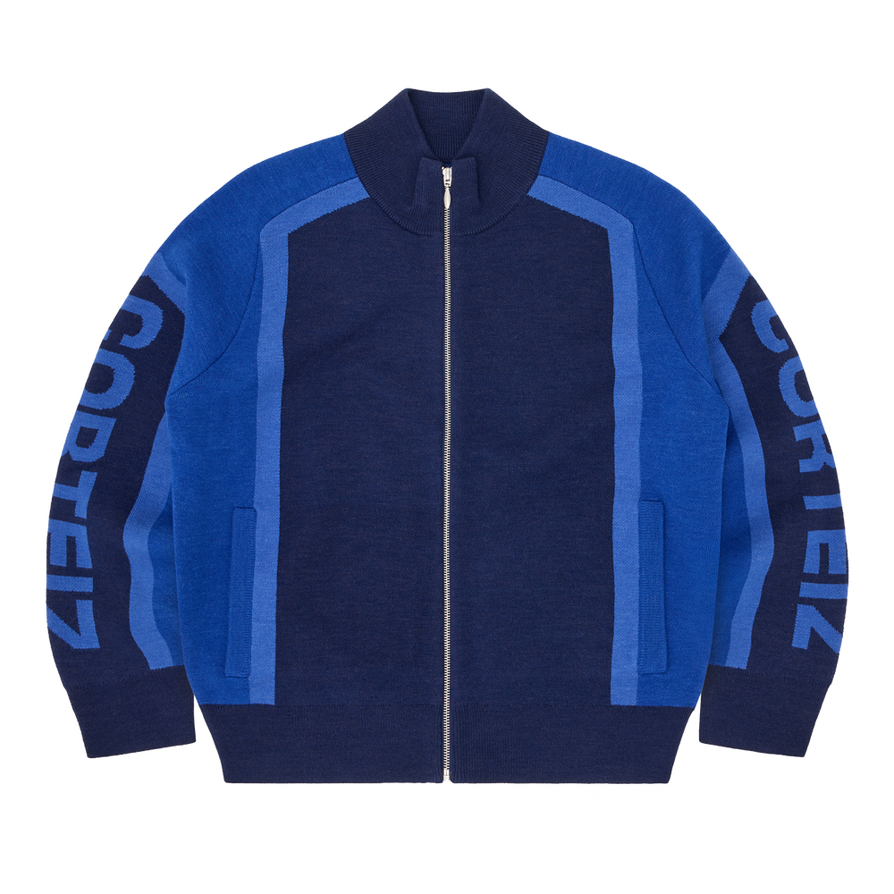 PRECISION KNIT ZIP UP [NAVY]