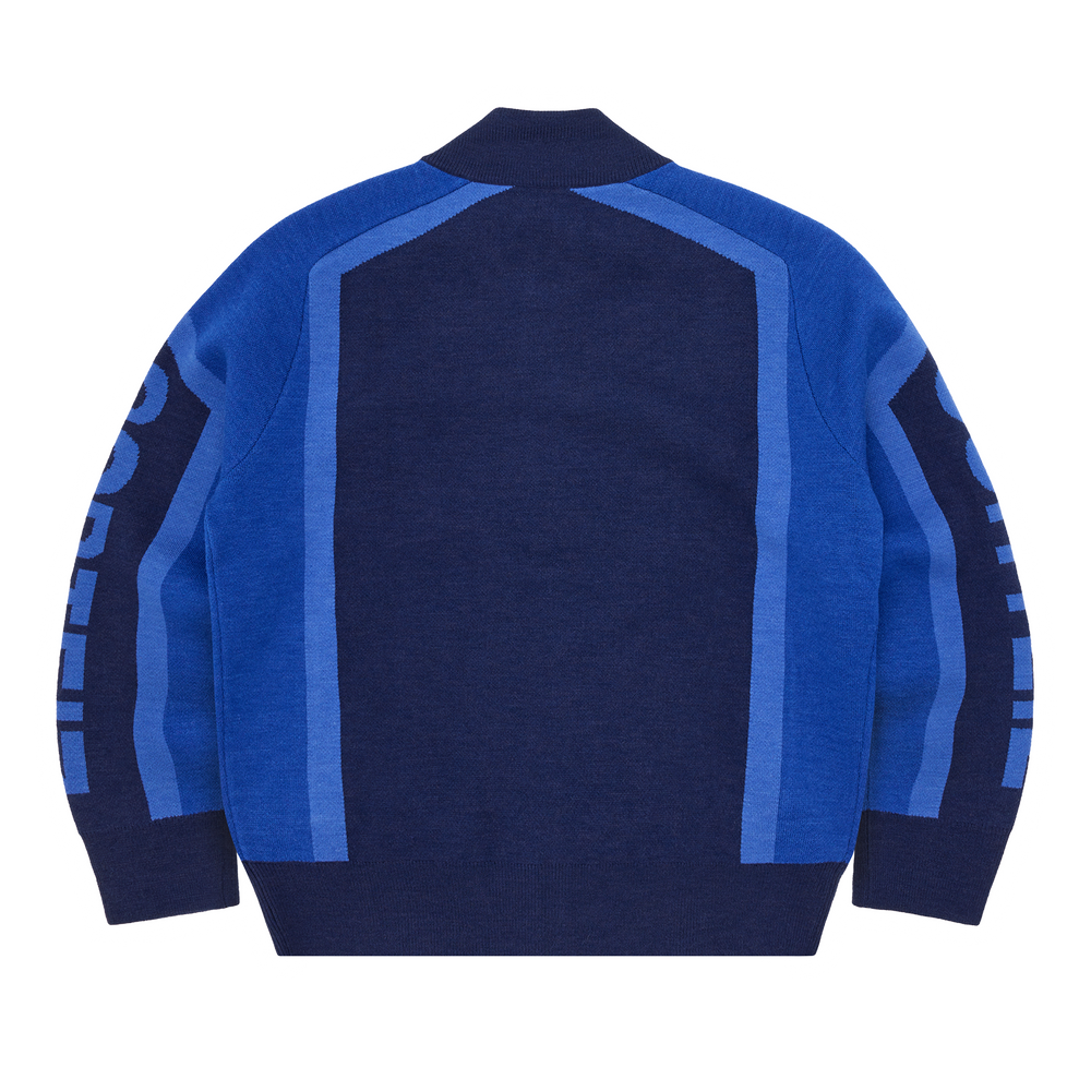 PRECISION KNIT ZIP UP [NAVY]