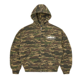 ISLAND PUFF PRINT ZIP HOODIE [DIGI CAMO]