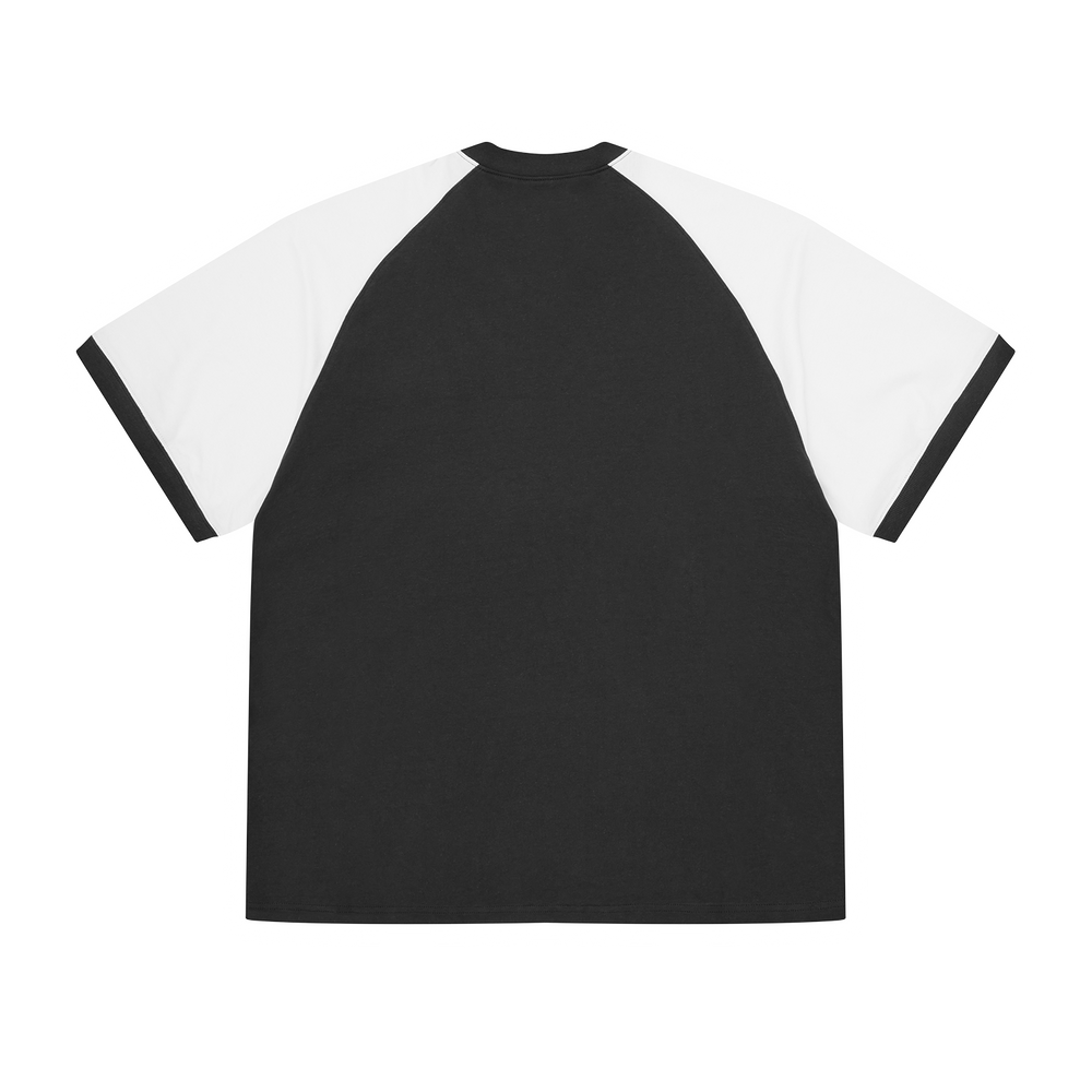 AMERICANA RAGLAN TOP [BLACK]