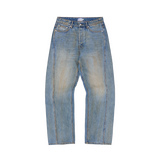 ARDWEAR PANEL BAGGY JEANS [WASHED INDIGO]
