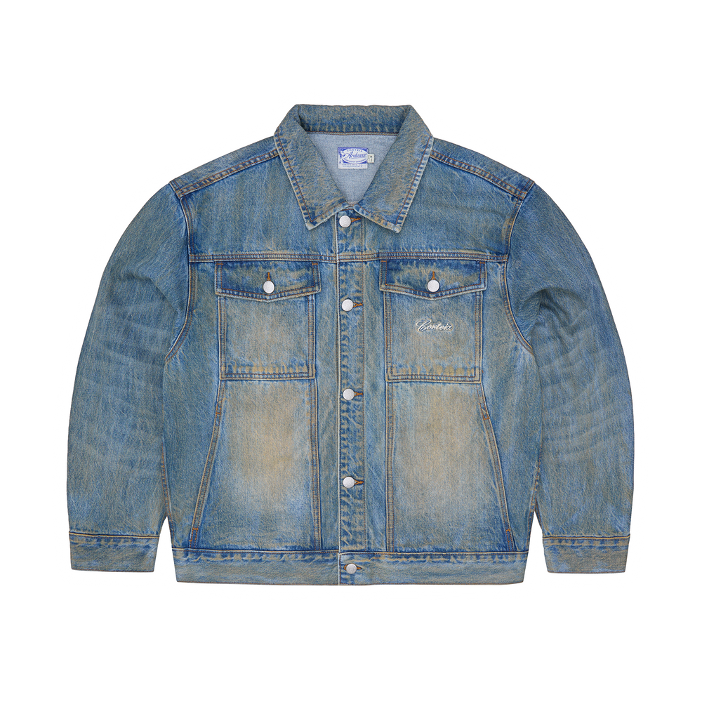 ARDWEAR PANEL DENIM JACKET [WASHED INDIGO]
