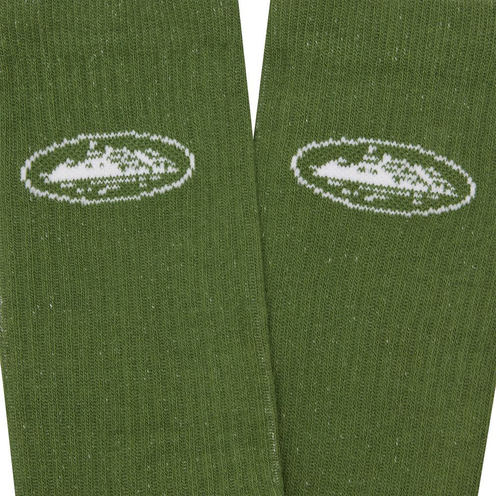 GREEN ALCATRAZ SOCKS [2 PACK]
