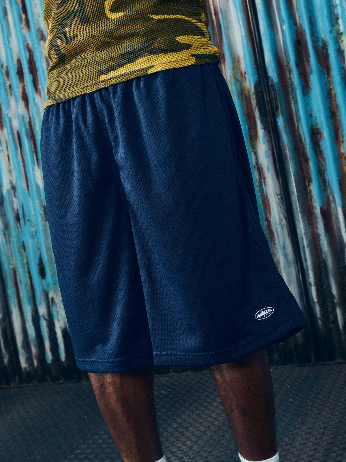 MINI ISLAND MESH SHORT [NAVY]