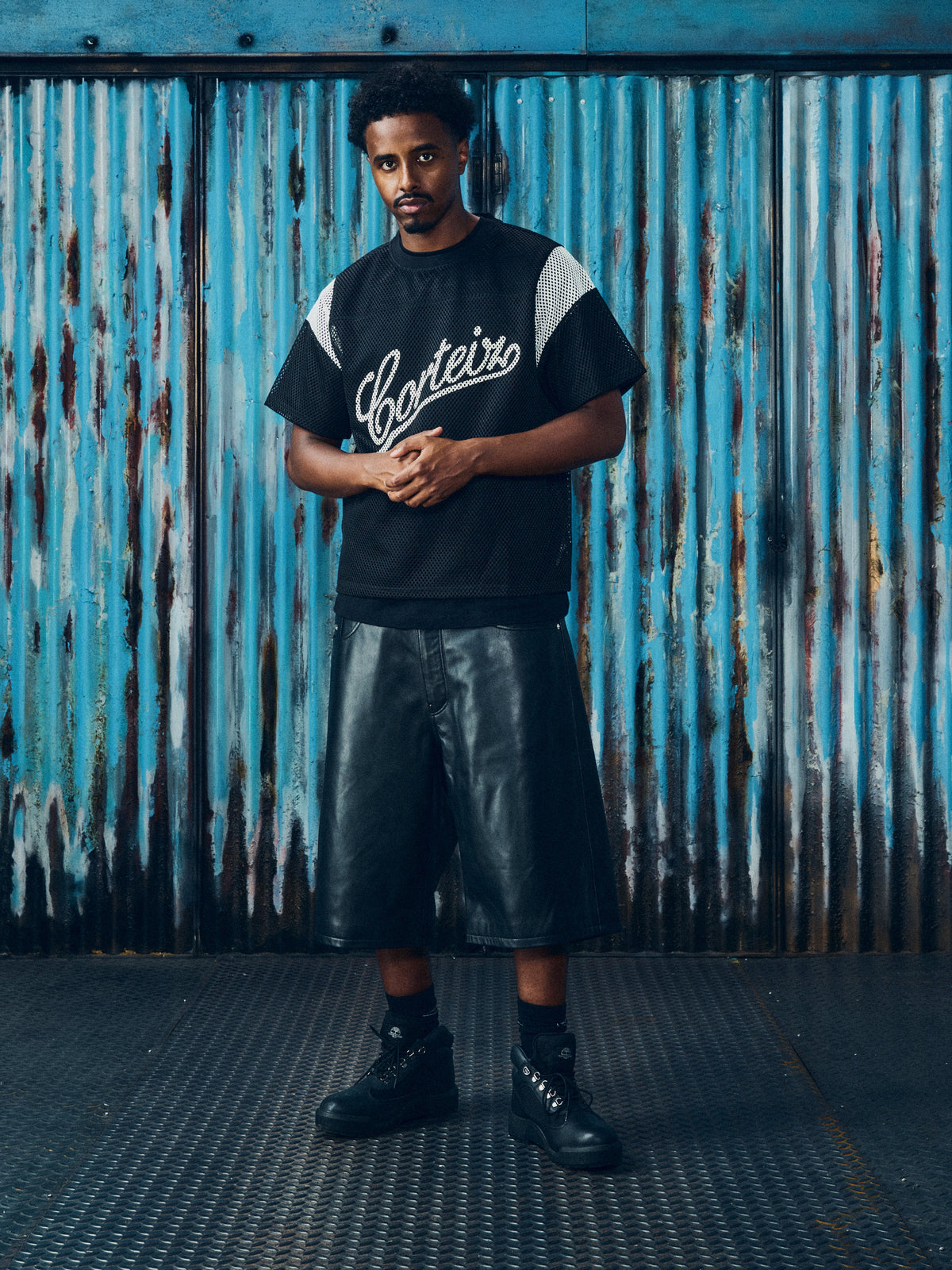 ARDWEAR LEATHER SHORT [BLACK]
