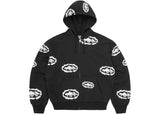 CORTEIZ X DENIM TEARS ISLAND WREATH ZIP HOODIE [BLACK]