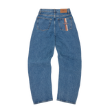DUAL STRIPE BAGGY JEANS [MIDWASH]