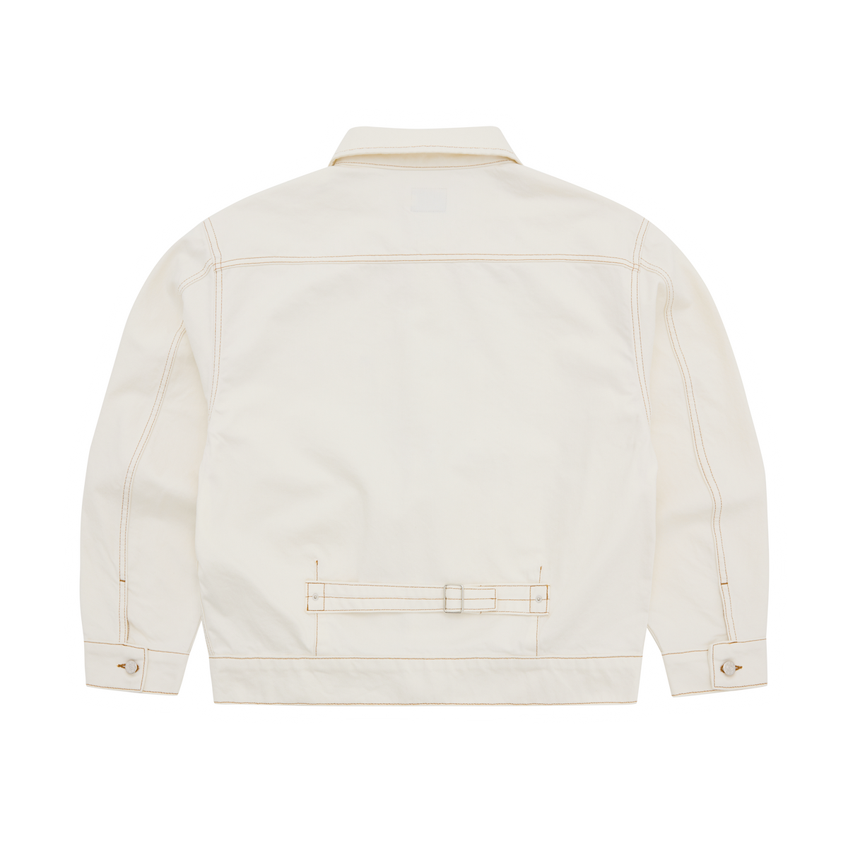 DUAL STRIPE DENIM JACKET [OFF WHITE]