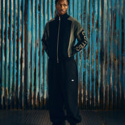 PRECISION KNIT ZIP UP [BLACK]