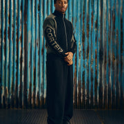 PRECISION KNIT ZIP UP [BLACK]