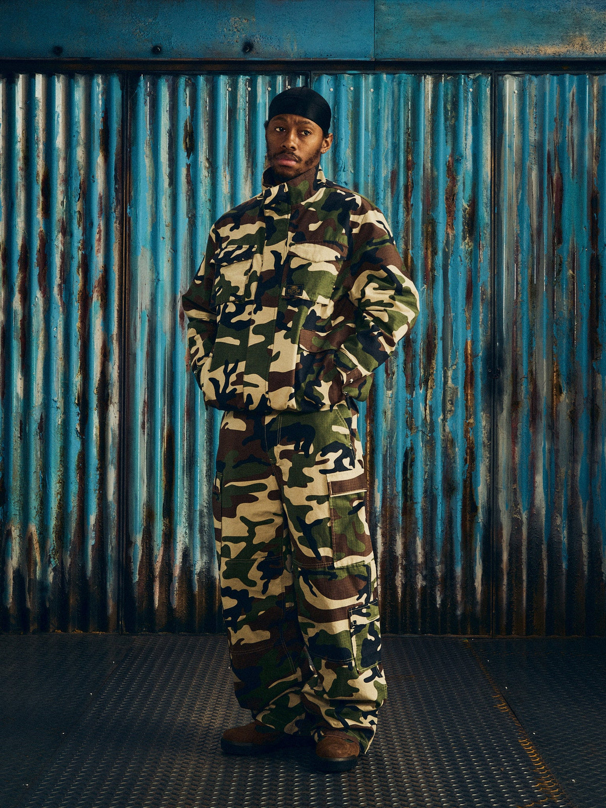 GUERILLAZ CARGO PANT [WOODLAND CAMO]