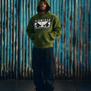 HUEY KNIT HOODIE [OLIVE]