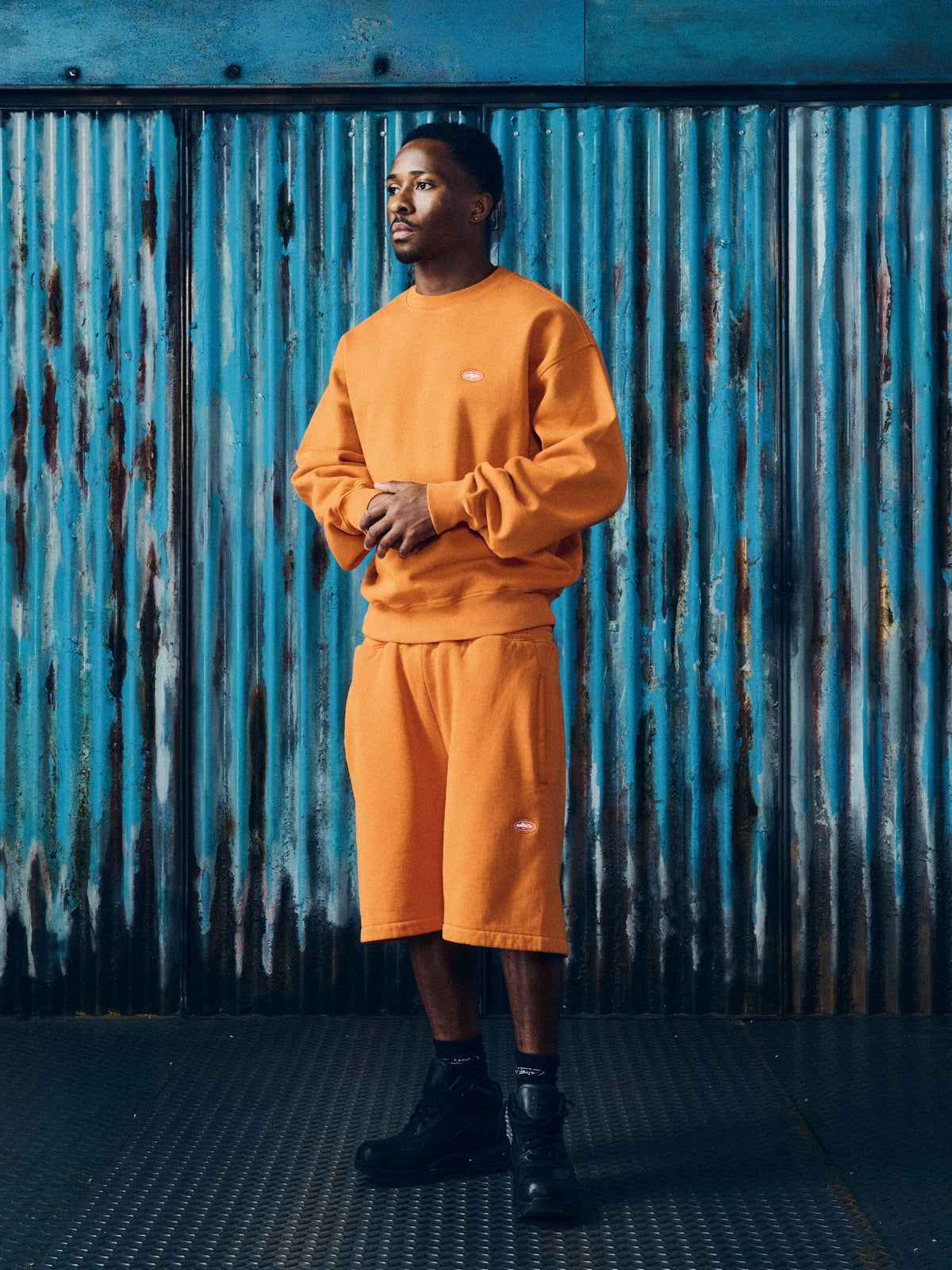 MINI ISLAND SWEATSHORT [ORANGE]