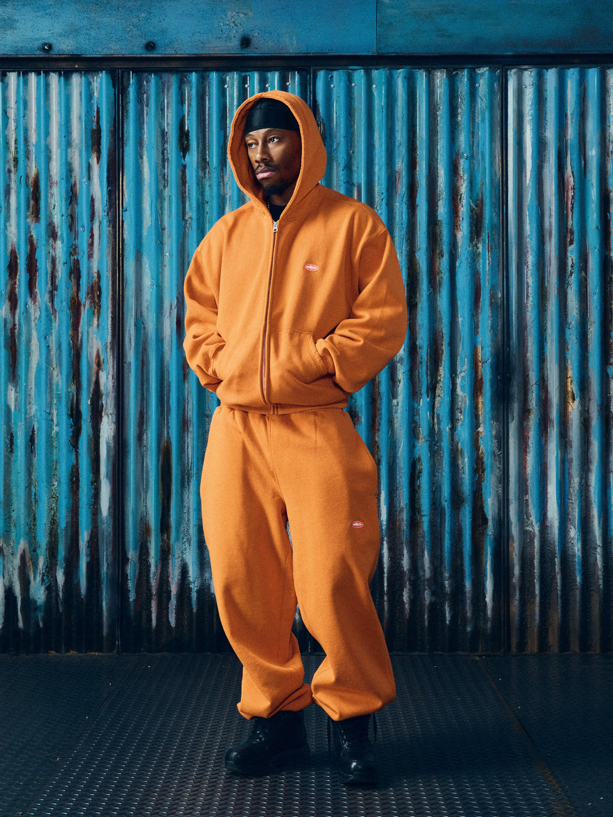 MINI ISLAND ZIP HOODIE [ORANGE]