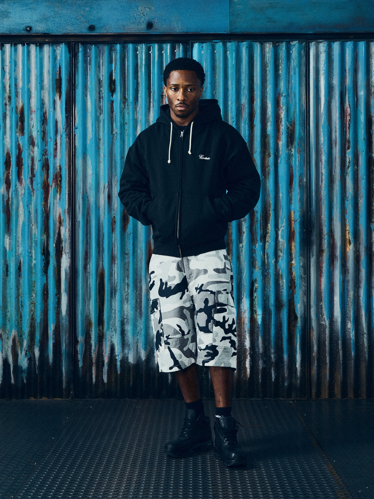 GUERILLAZ CARGO SHORT [ARCTIC CAMO]