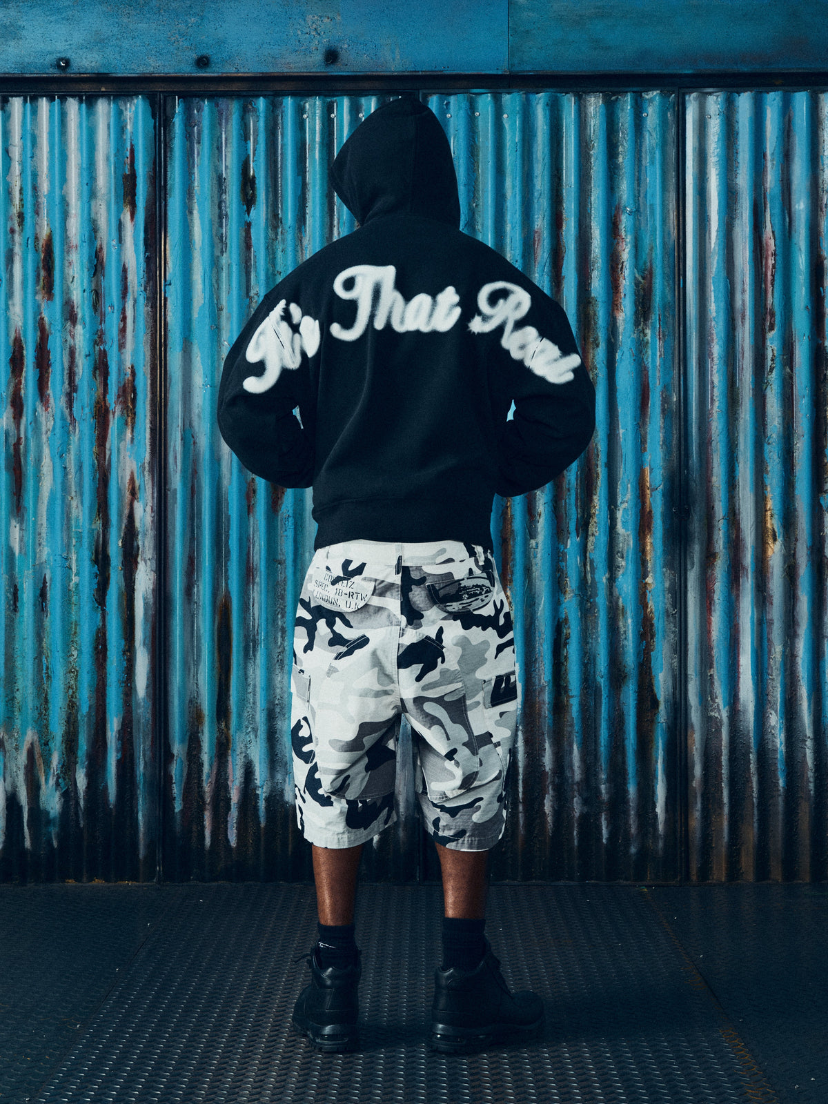 GABRIEL MOSES ZIP HOODIE [BLACK]