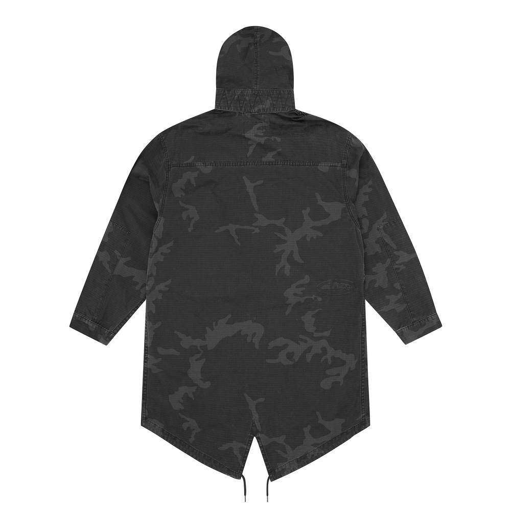GUERILLAZ FISHTAIL PARKA [BLACK CAMO]