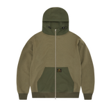 GUERILLAZ RIPSTOP ZIP HOODIE [OLIVE]