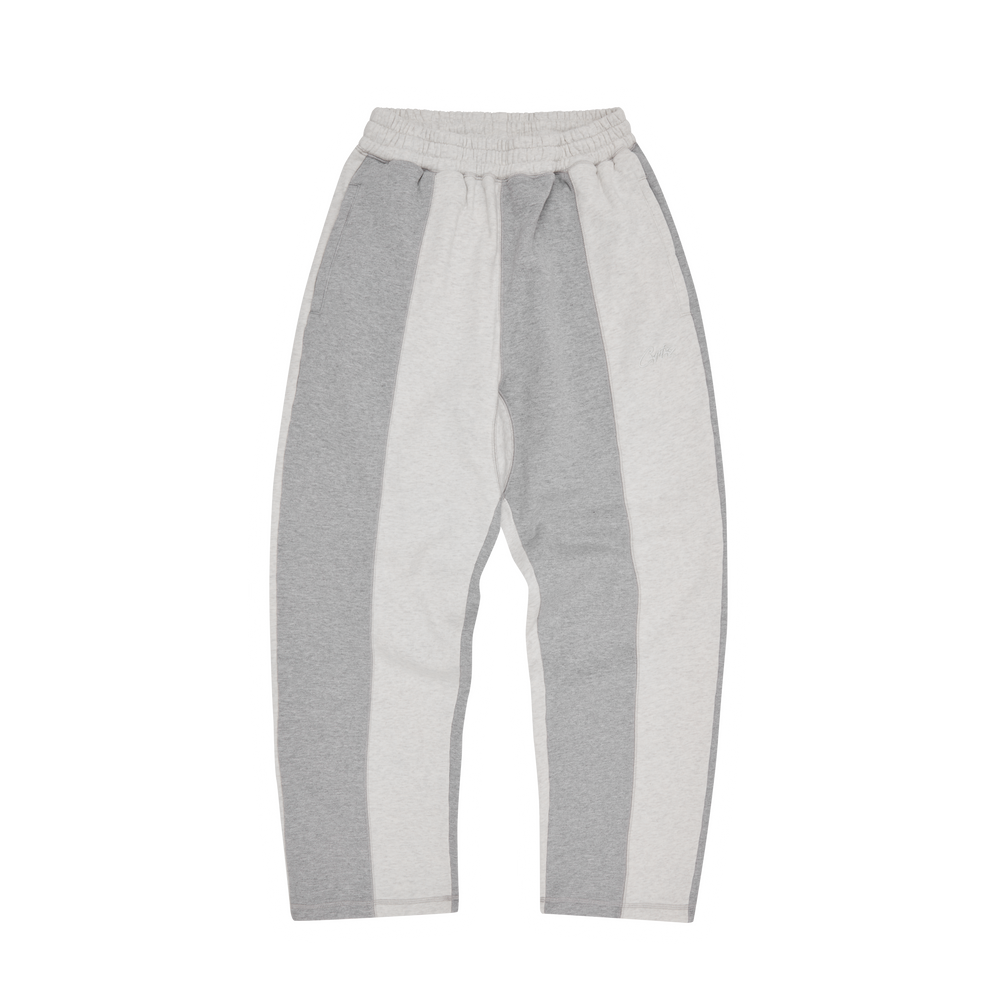 HMP CONTRAST OPEN HEM SWEATPANT [HEATHER GREY]