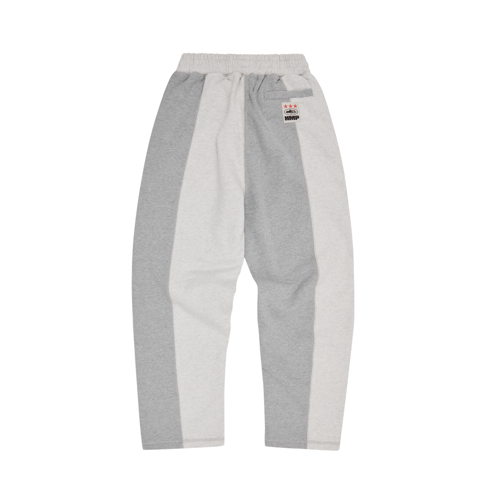 HMP CONTRAST OPEN HEM SWEATPANT [HEATHER GREY]
