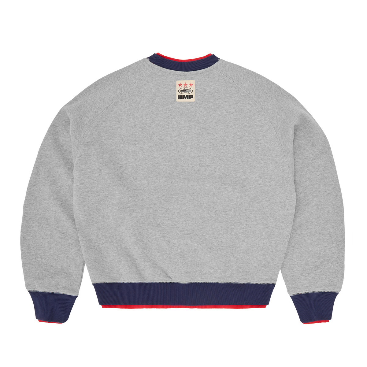 HMP DOUBLE UP CREWNECK [HEATHER GREY]