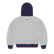 HMP DOUBLE UP HOODIE [HEATHER GREY]