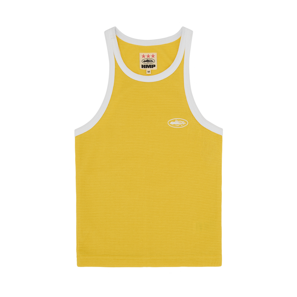 WOMENS CLASSIC TANK TOP [YELLOW/WHITE]