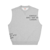 HMP STENCIL VEST [HEATHER GREY]