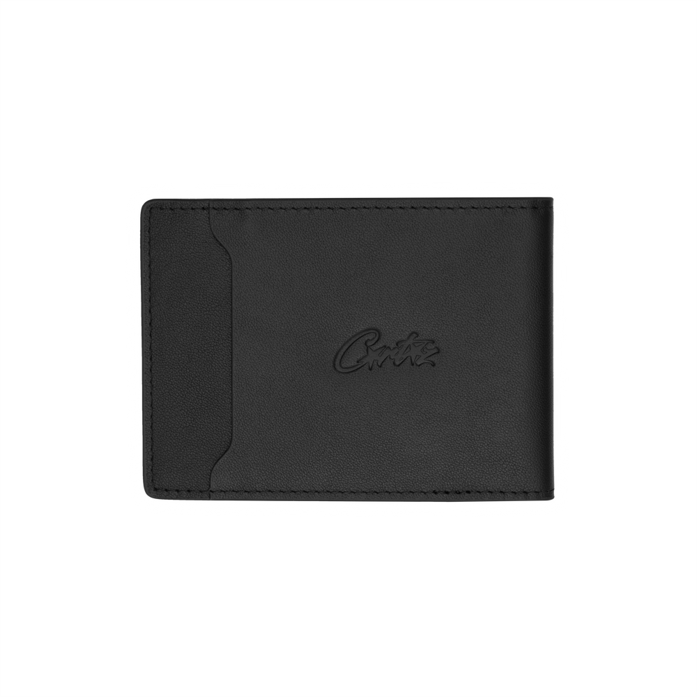ISLAND LEATHER CARD HOLDER [BLACK]
