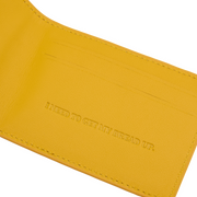 ISLAND LEATHER CARD HOLDER [YELLOW]