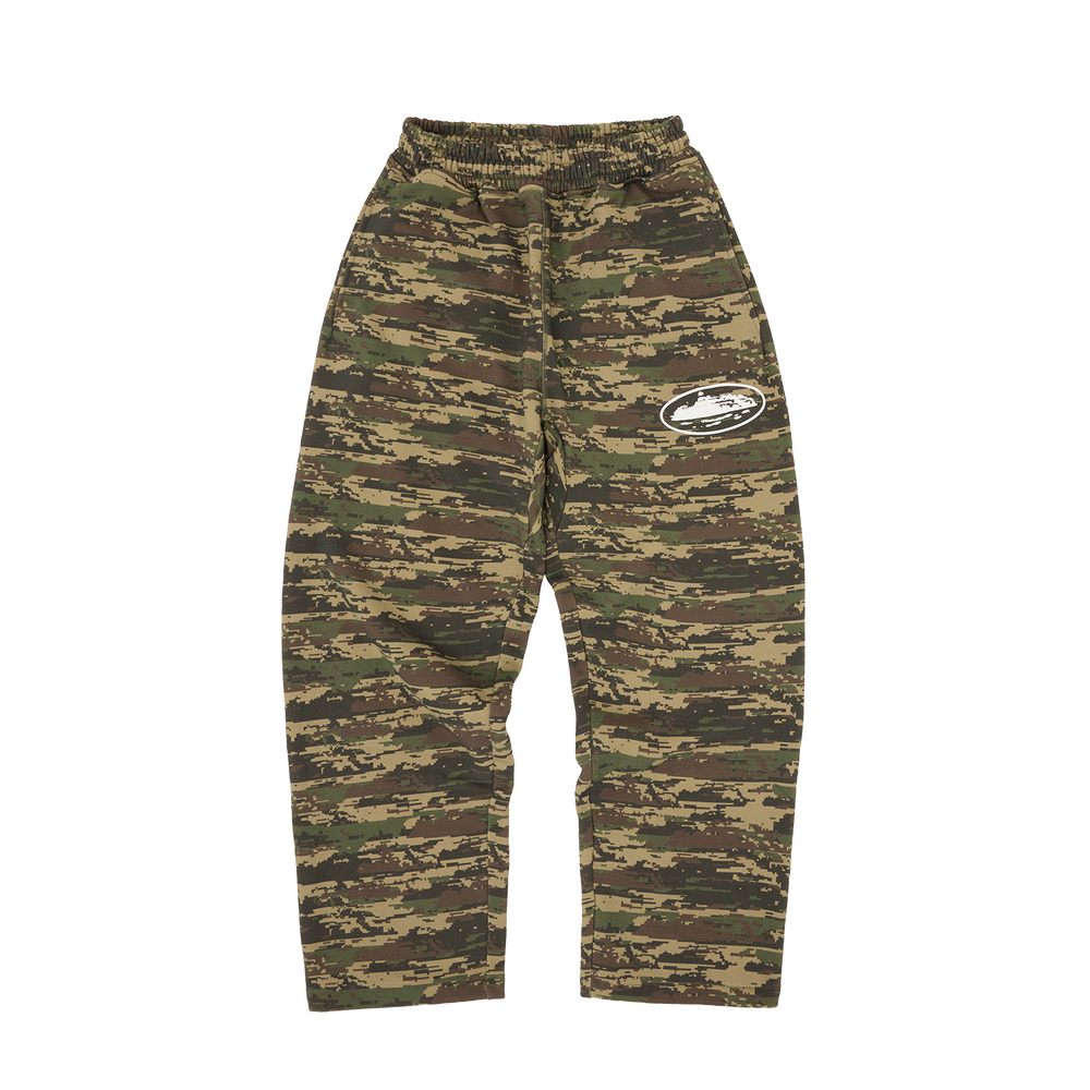 ISLAND PUFF PRINT OPEN HEM SWEATPANT [DIGI CAMO]