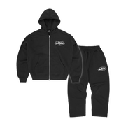 ISLAND PUFF PRINT TRACKSUIT [BLACK]