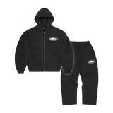 ISLAND PUFF PRINT TRACKSUIT [BLACK]