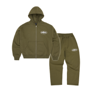 ISLAND PUFF PRINT TRACKSUIT [OLIVE]