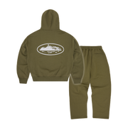ISLAND PUFF PRINT TRACKSUIT [OLIVE]