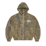ISLAND PUFF PRINT ZIP HOODIE [FOREST CAMO]
