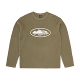 ISLAND WAFFLE THERMAL [OLIVE]