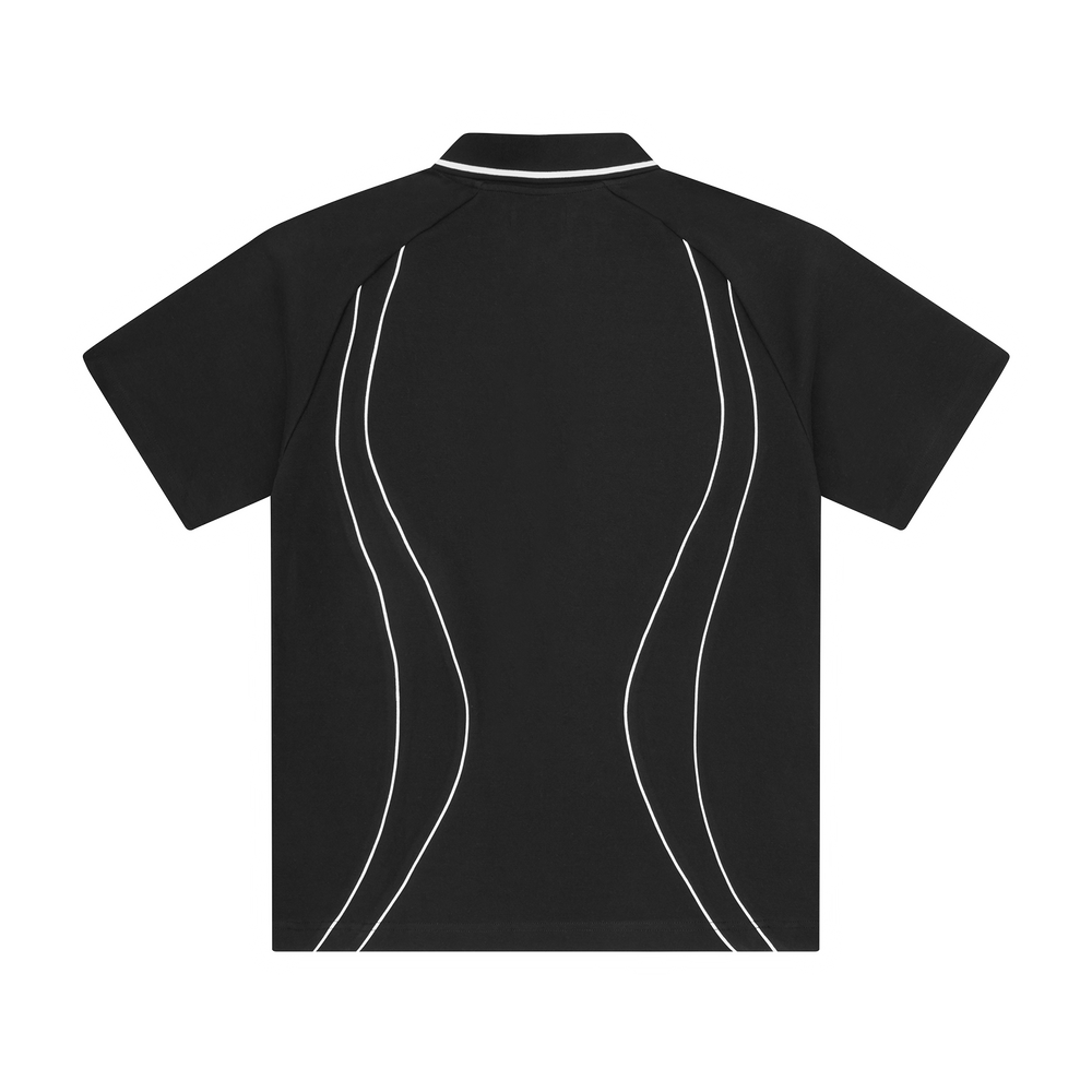 ISLAND PIQUE POLO SHIRT [BLACK]
