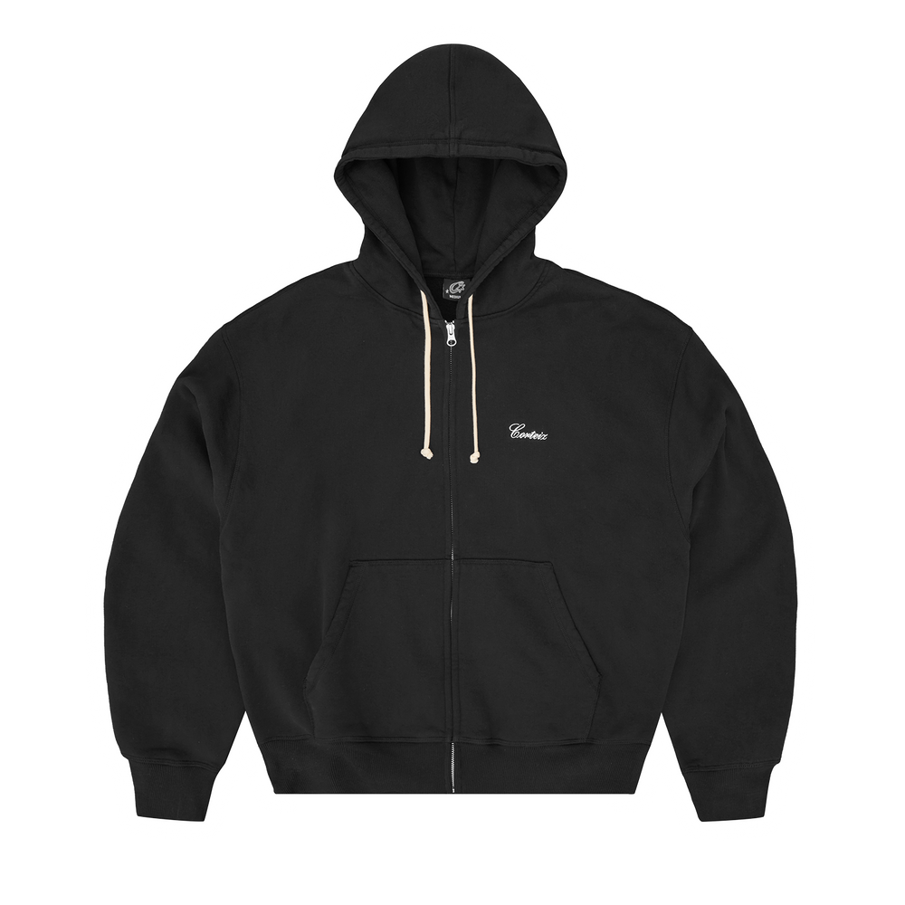 GABRIEL MOSES ZIP HOODIE [BLACK]