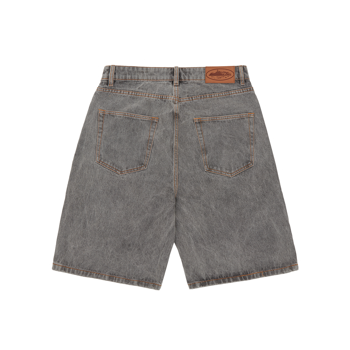 ISLAND DENIM SHORT [LIGHT GREY]