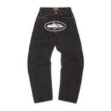 ISLAND BAGGY JEANS [WASHED BLACK]