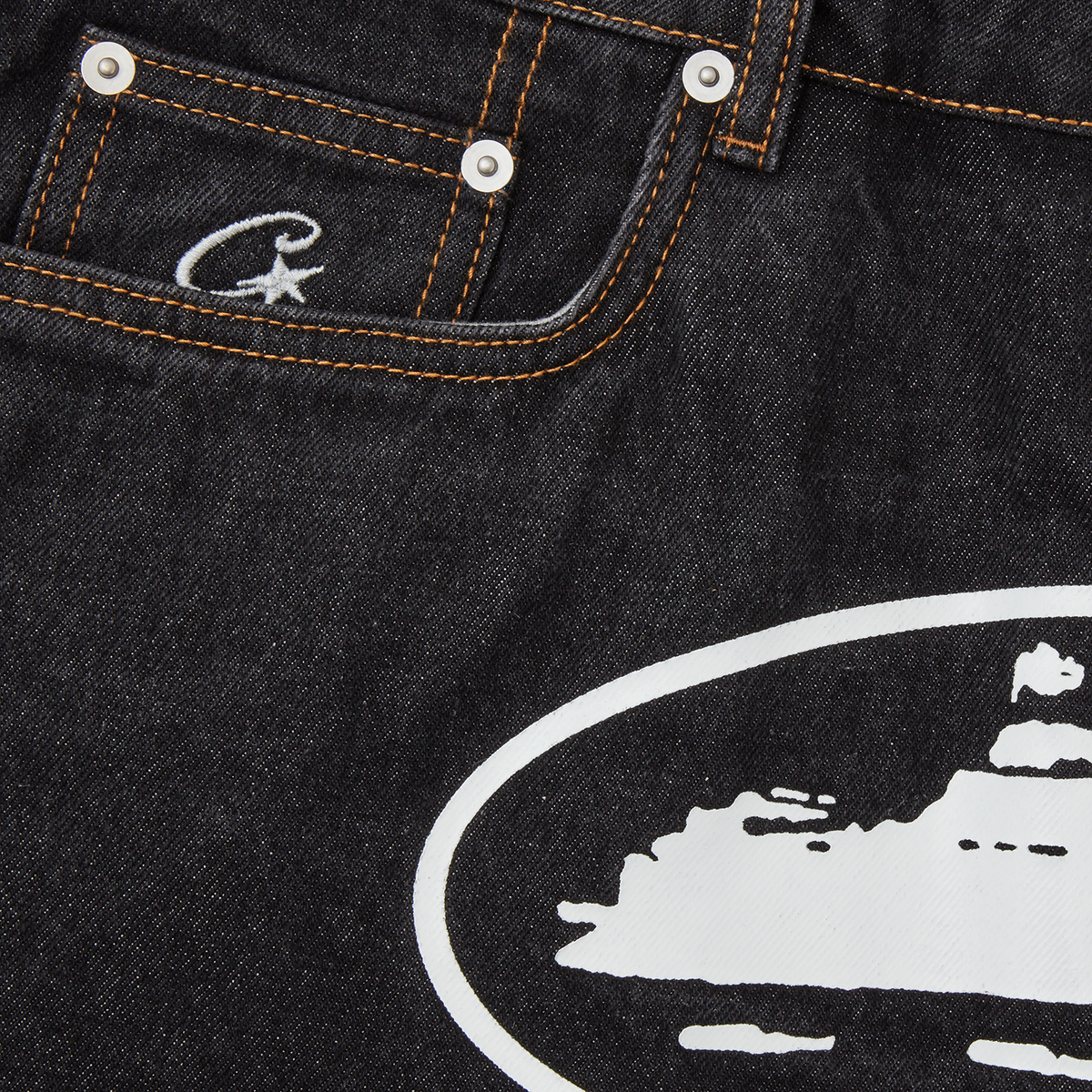 ISLAND DENIM SHORT [WASHED BLACK]