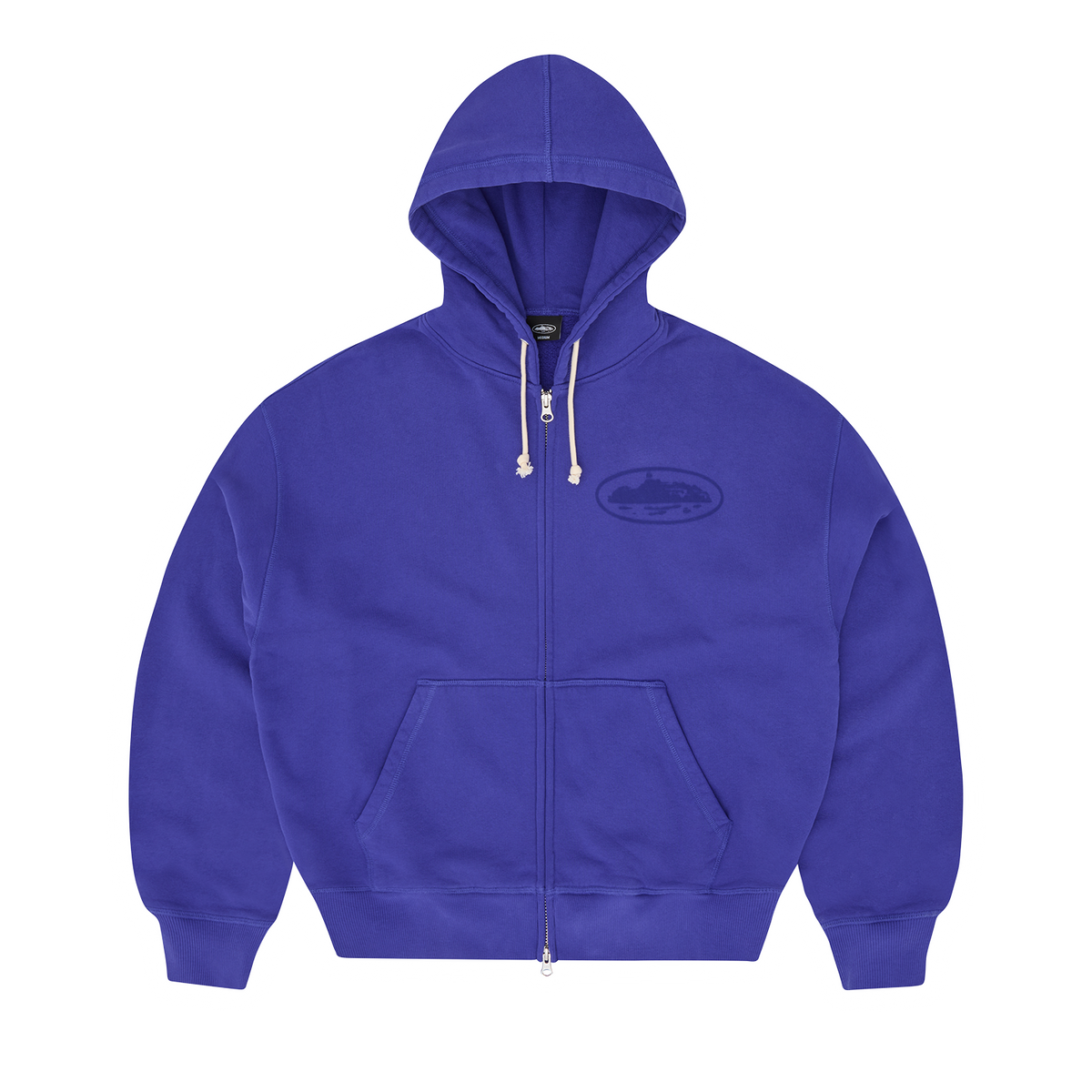ISLAND KNOCKOUT ZIP HOODIE [INDIGO BLUE]
