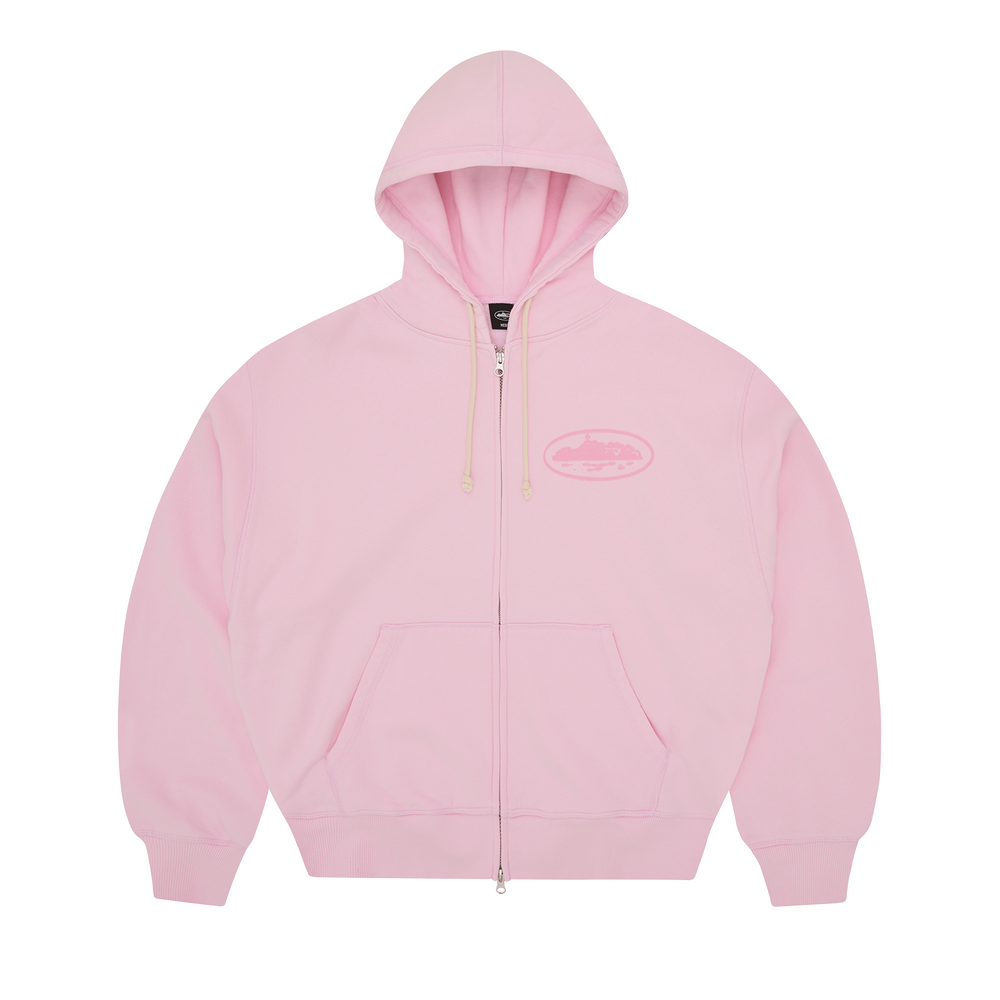 ISLAND KNOCKOUT ZIP HOODIE [PINK]