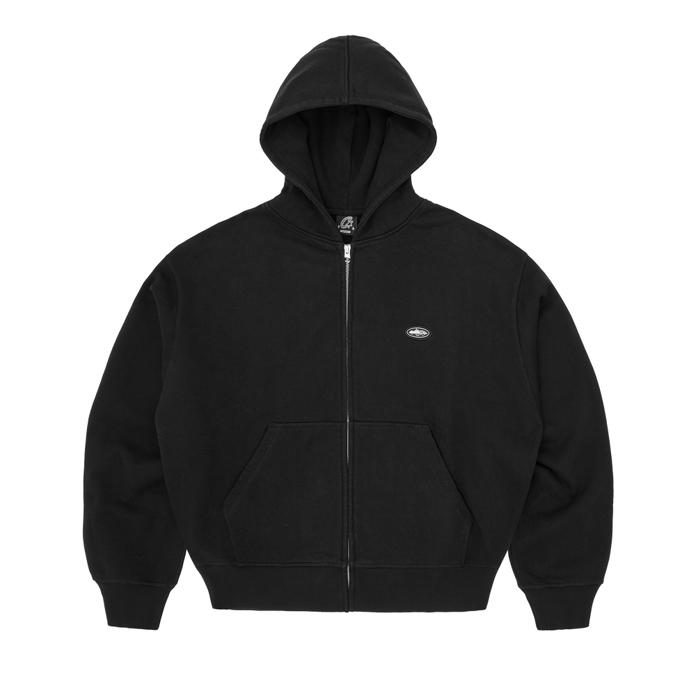 MINI ISLAND ZIP HOODIE [BLACK]