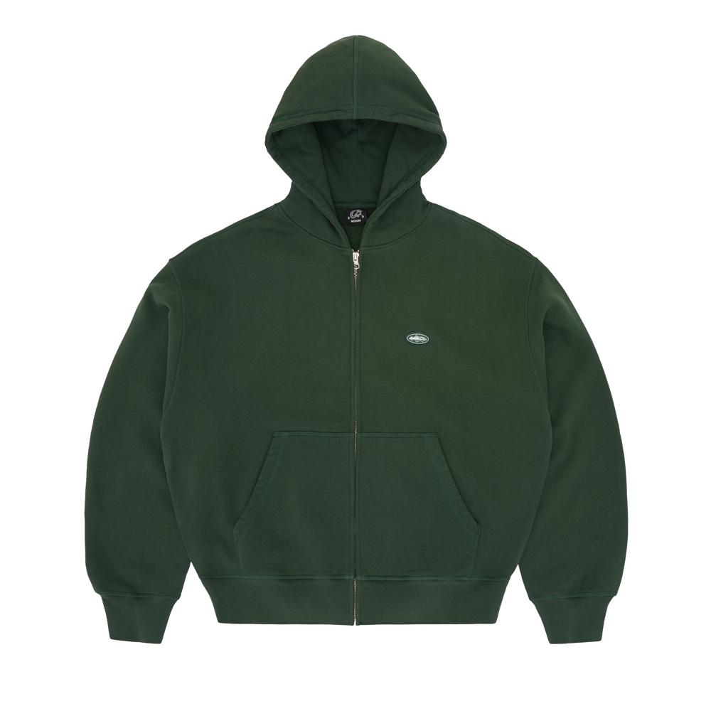 MINI ISLAND ZIP HOODIE [FOREST GREEN]