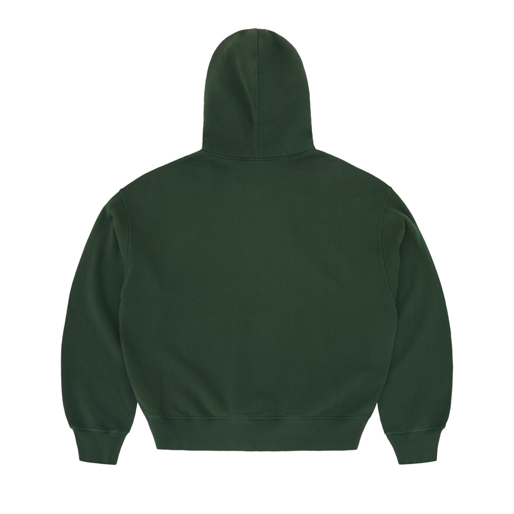 MINI ISLAND ZIP HOODIE [FOREST GREEN]