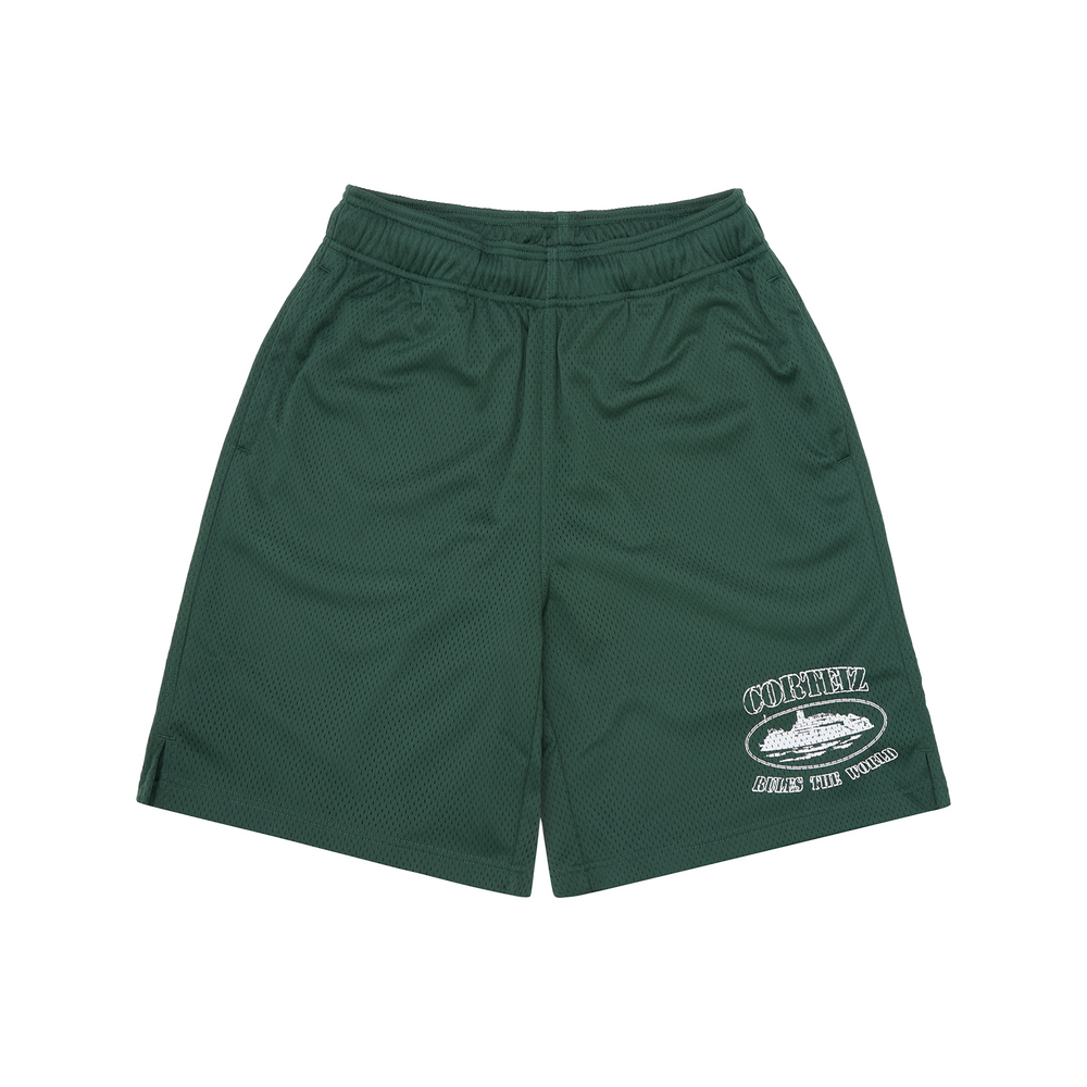 OG ALCATRAZ MESH SHORT [FOREST GREEN]